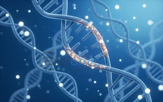 dnarendering DNA illustration